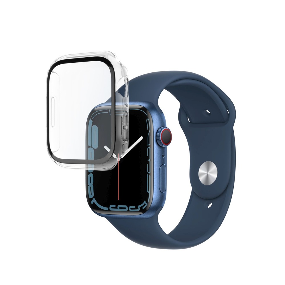 Ochranné pouzdro FIXED Pure s temperovaným sklem pro Apple Watch 41mm, čiré