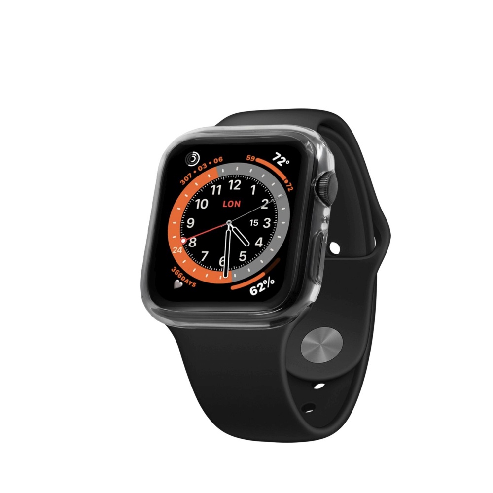 Ochranné pouzdro FIXED Pure s temperovaným sklem pro Apple Watch 41mm, čiré