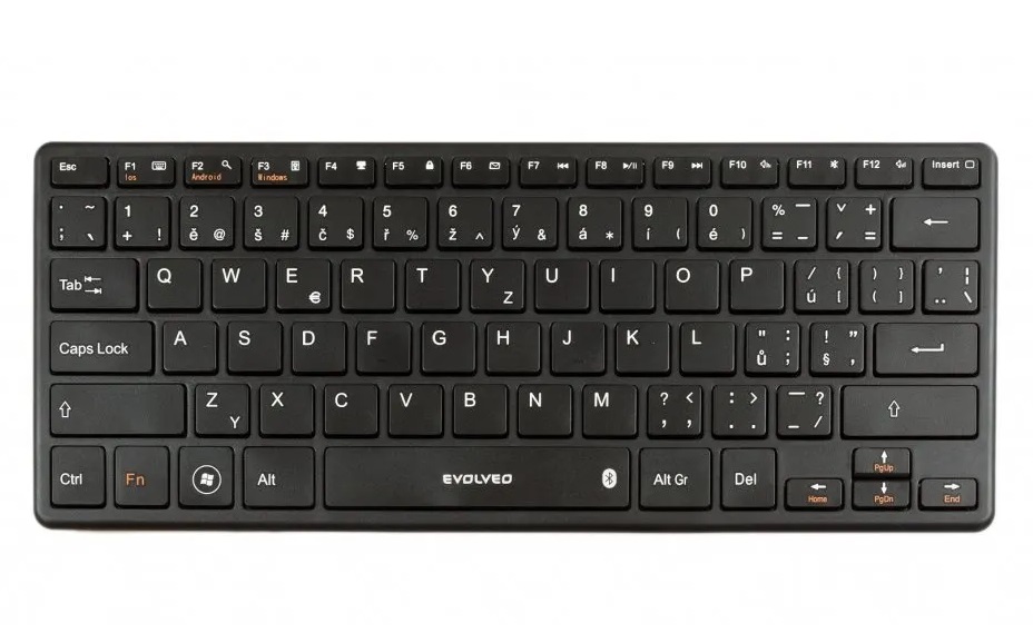 EVOLVEO WK29B Bluetooth klávesnice, černá