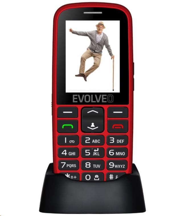 Evolveo EasyPhone EG červená