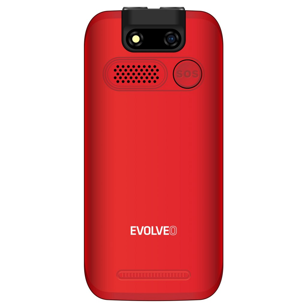 Evolveo EasyPhone EB červená barva