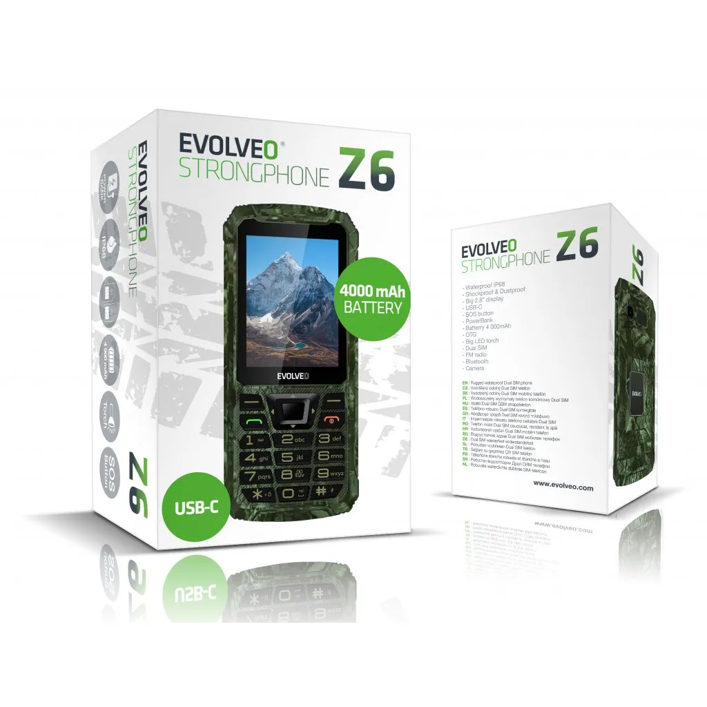 Evolveo StrongPhone Z6 lovecké "camo"