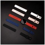 Set silikonových řemínků FIXED Silicone Sporty Strap s Quick Release 22mm pro smartwatch, červený