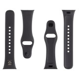 Tactical 844 Silikonový Řemínek pro Redmi Watch 3 Black