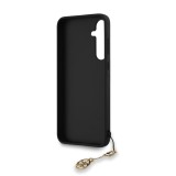 Guess 4G Charms Zadní Kryt pro Samsung Galaxy A35 5G Grey