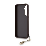 Guess 4G Charms Zadní Kryt pro Samsung Galaxy A35 5G Brown