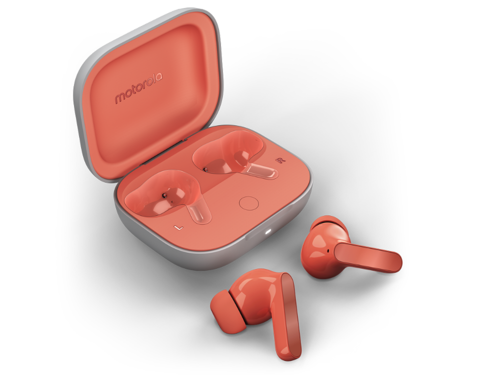 Motorola Moto Buds Coral Peach