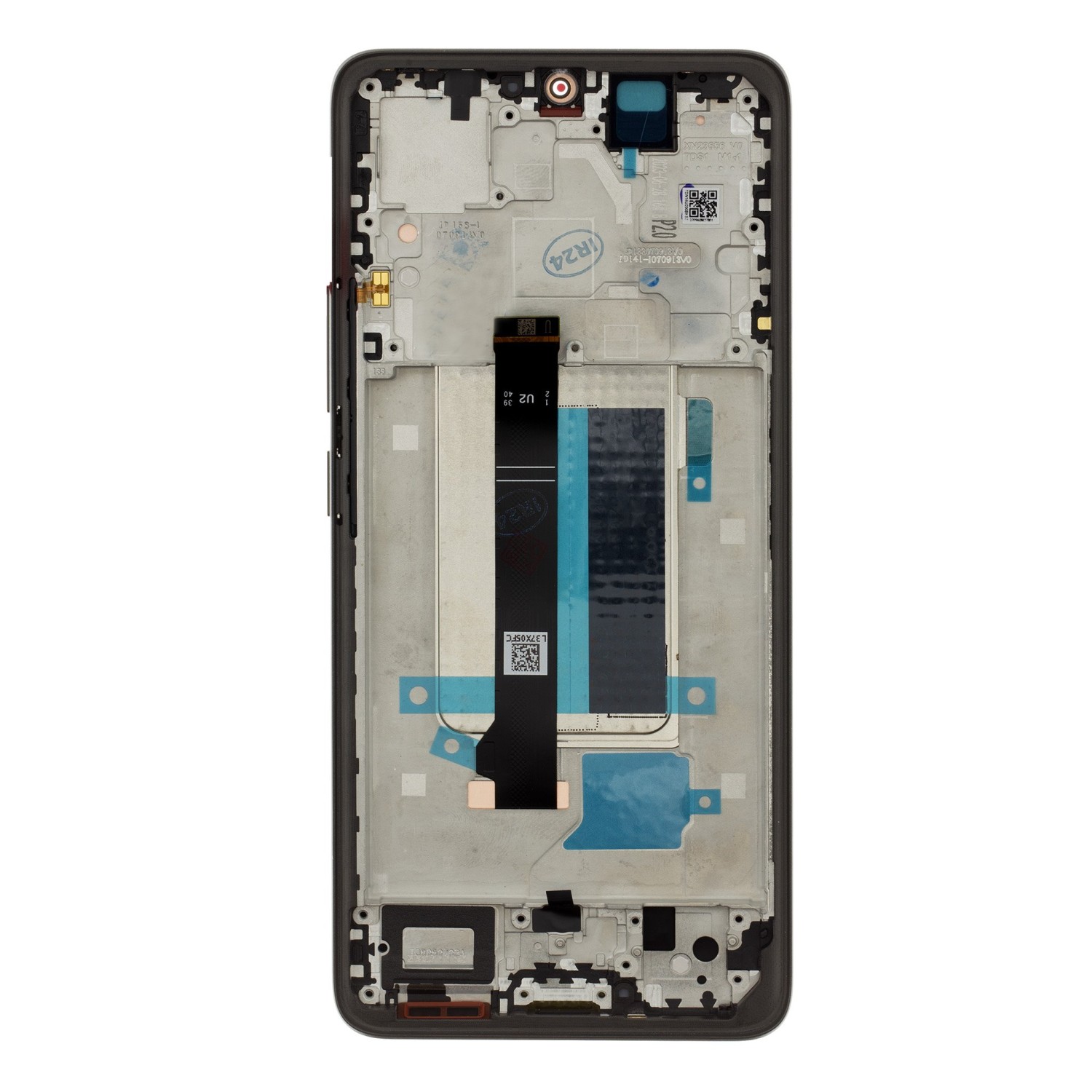 LCD + dotyk + přední kryt pro Xiaomi Redmi Note 13 Pro+ 5G, midnight black (Service Pack) + DOPRAVA ZDARMA