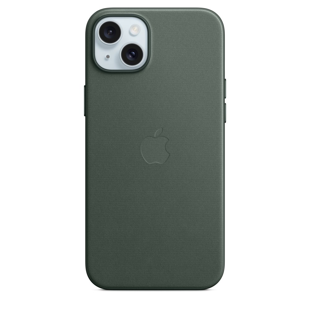 Zadní kryt Apple FineWoven MT4F3ZM/A vč. MagSafe pro Apple iPhone 15 Plus, evergreen