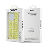 DKNY PC/TPU Repeat Pattern Zadní Kryt pro iPhone 15 Pro Max Yellow