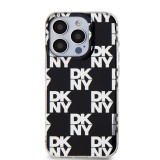 DKNY PC/TPU Checkered Pattern Zadní Kryt pro iPhone 15 Pro Max Black