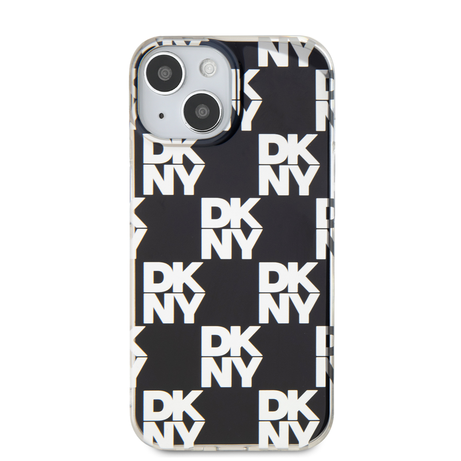 Zadní kryt KNY PC/TPU Checkered Pattern pro Apple iPhone 15 Pro Max, černá