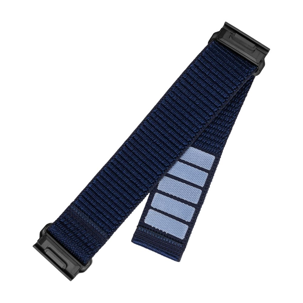 Nylonový řemínek FIXED Nylon Sporty Strap pro Garmin QuickFit 22mm, tmavě modrá