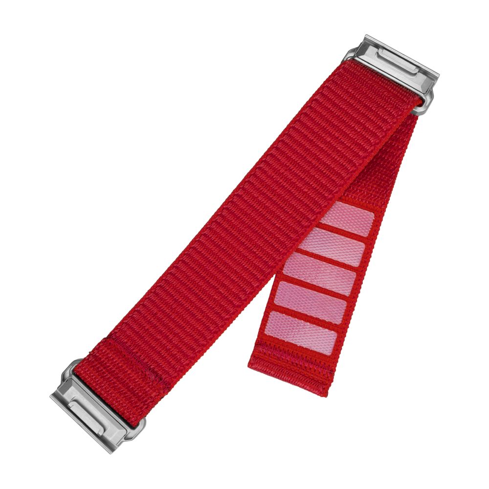 Nylonový řemínek FIXED Nylon Sporty Strap pro Garmin QuickFit 22mm, červená