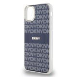 DKNY PC/TPU Repeat Pattern Tonal Stripe Magsafe Zadní Kryt pro iPhone 11 Blue