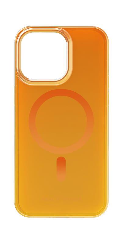 Ochranný kryt s Magsafe Clear Case Mid iDeal Of Sweden pro Apple iPhone 15 Pro Max, orange spritz
