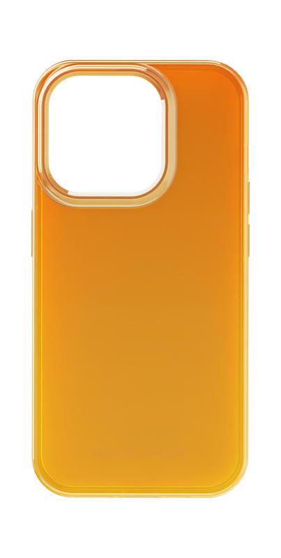 Ochranný kryt s Clear Case Mid iDeal Of Sweden pro Apple iPhone 15 Pro, orange spritz