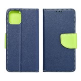 Fancy Book for SAMSUNG S22 ULTRA navy / lime