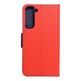 Fancy Book for SAMSUNG S22 PLUS red / navy