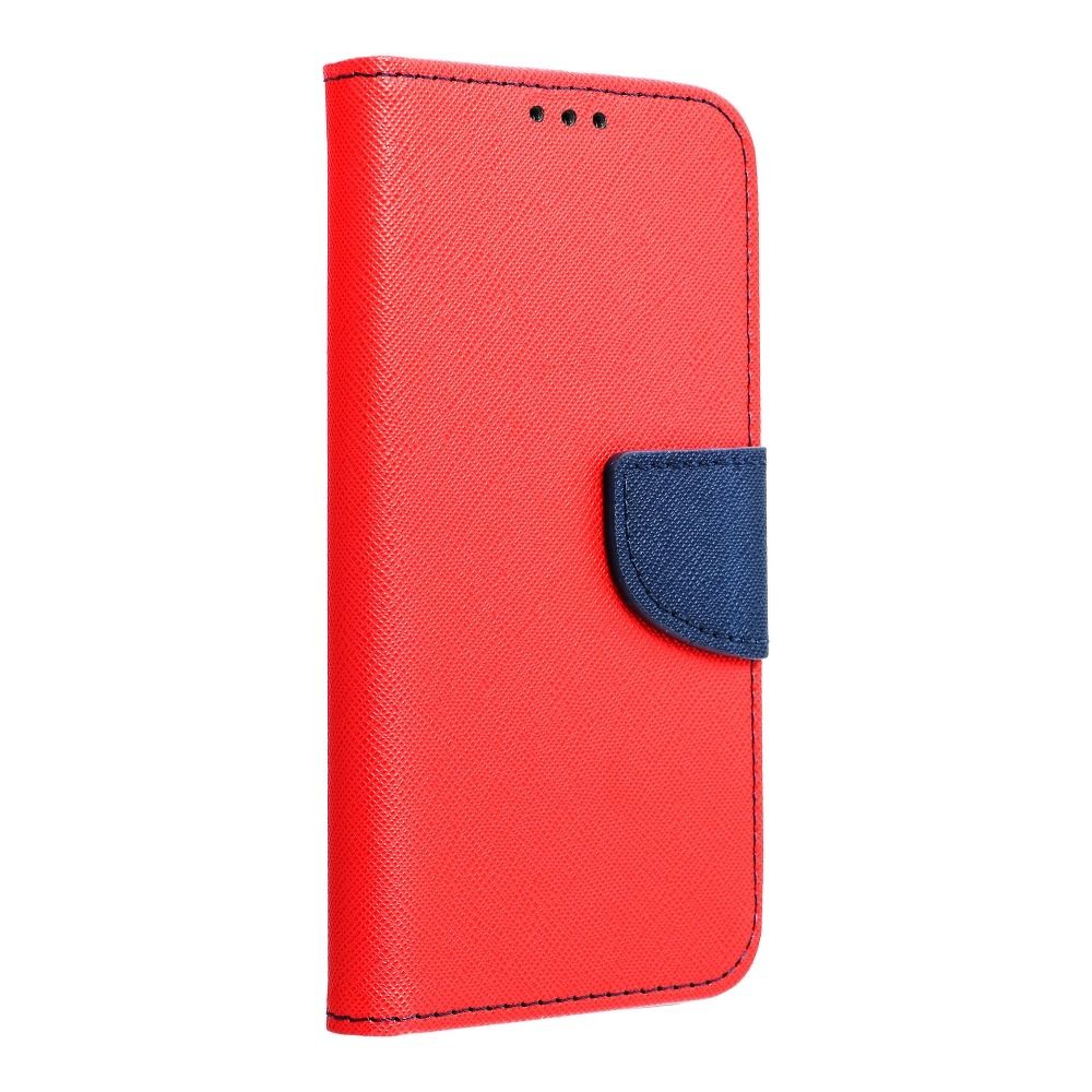 Flipové pouzdro Fancy Book pro Samsung Galaxy S22, červená modrá