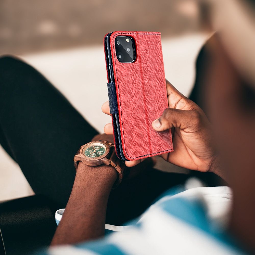 Fancy Book for HONOR 90 Lite red / navy