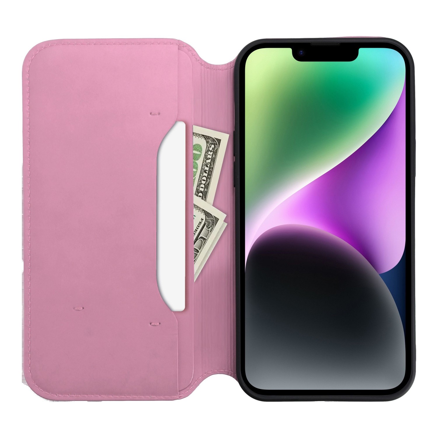 Dual Pocket book for XIAOMI Redmi NOTE 13 PRO 4G light pink