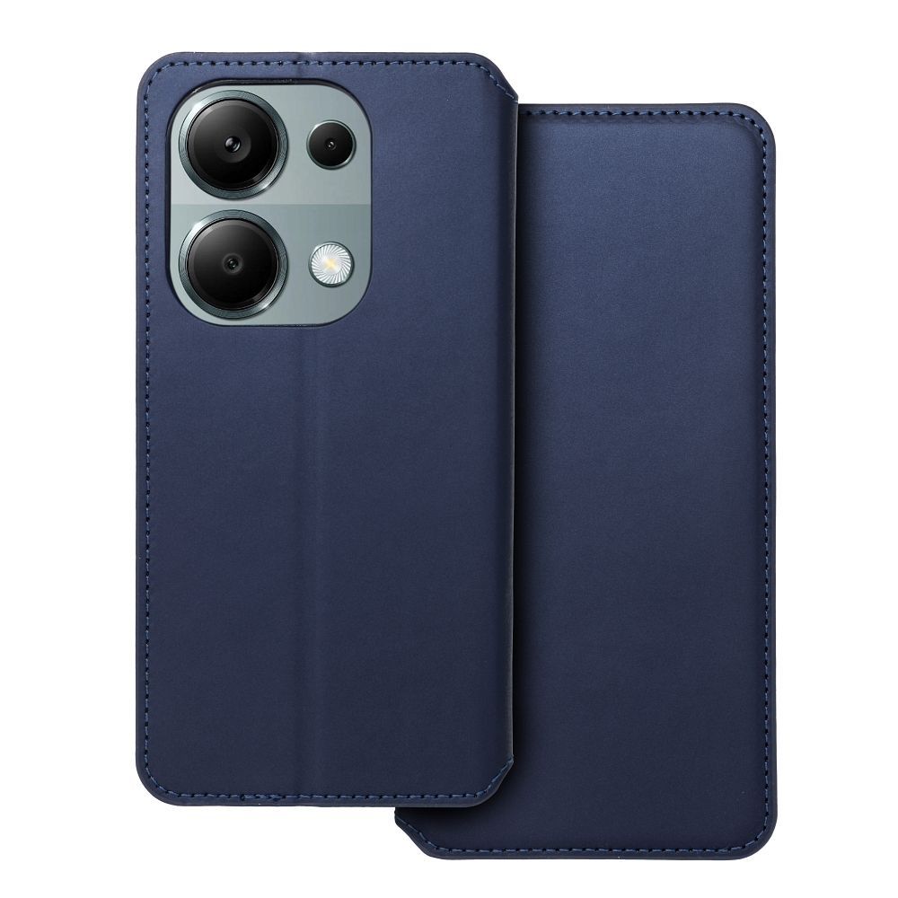 Flipové pouzdro Dual Pocket pro Xiaomi Redmi Note 13 Pro, modrá