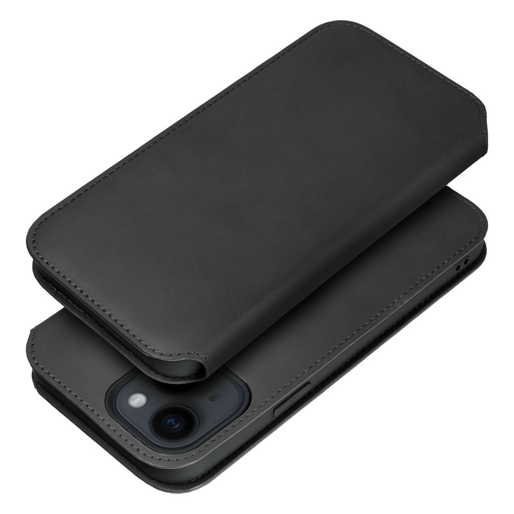 Dual Pocket book for IPHONE 15 PLUS black