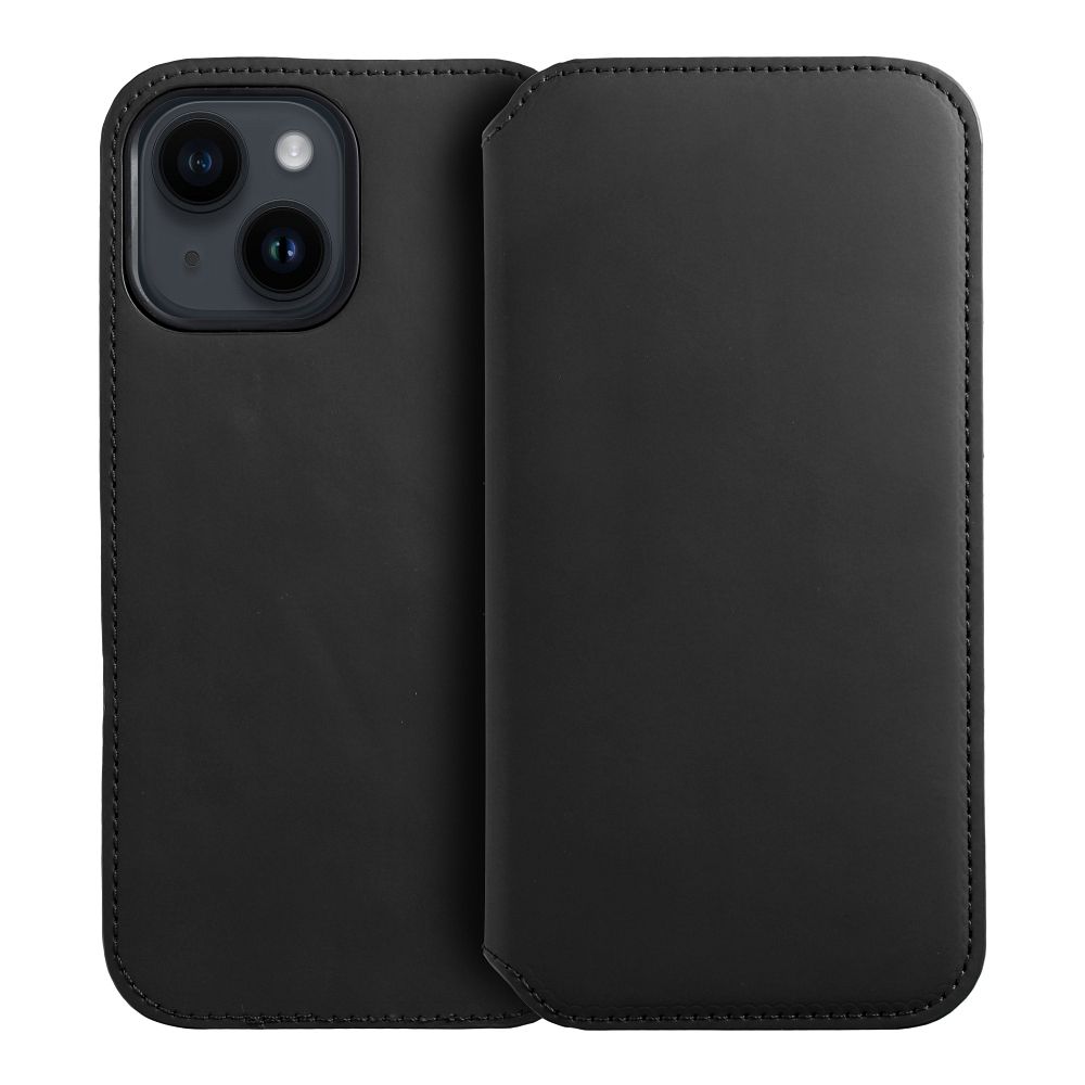 Dual Pocket book for IPHONE 15 PLUS black