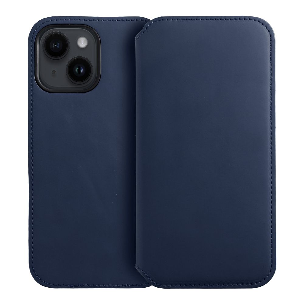 Flipové pouzdro Dual Pocket pro Samsung Galaxy A25 5G, modrá