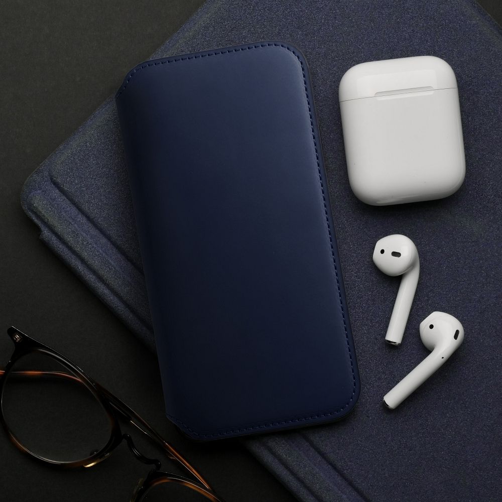 Dual Pocket book for IPHONE 14 PLUS navy