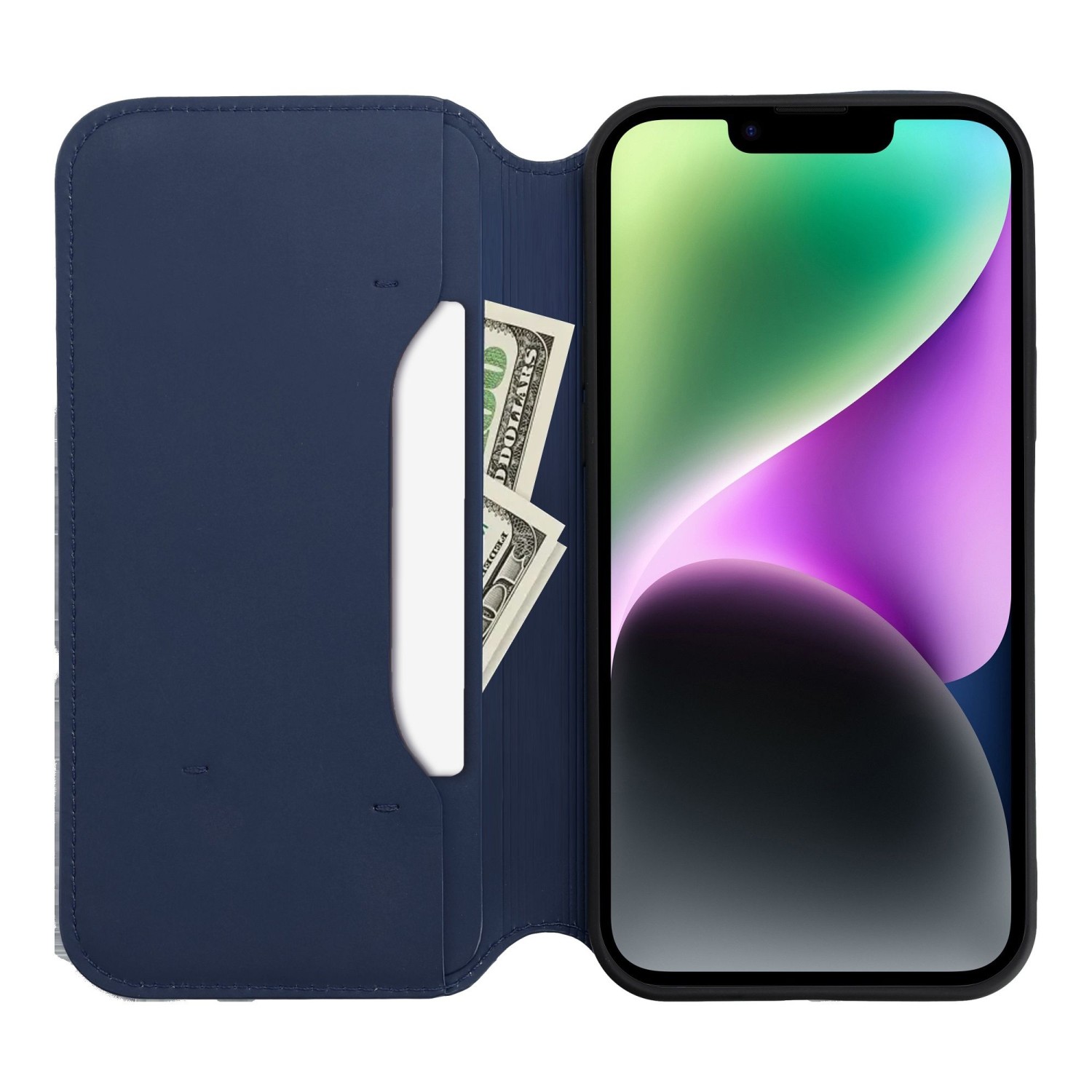 Dual Pocket book for XIAOMI Redmi NOTE 13 PRO PLUS 5G navy