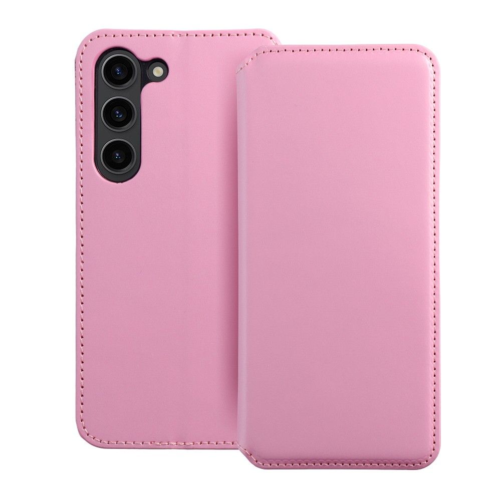 Dual Pocket book for SAMSUNG S24 light pink