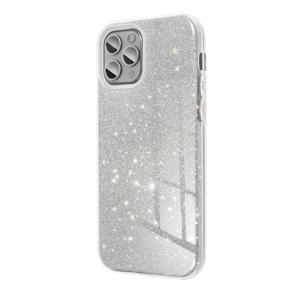 Zadní kryt Shining Case pro Samsung Galaxy A14 5G/A14 4G, stříbrná