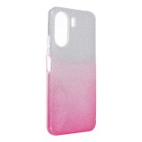 SHINING Case for XIAOMI Redmi 13C / POCO C65 clear/pink