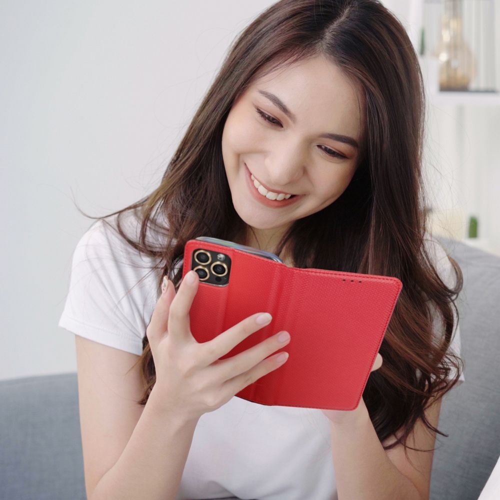 Smart Case book for OPPO A60 red
