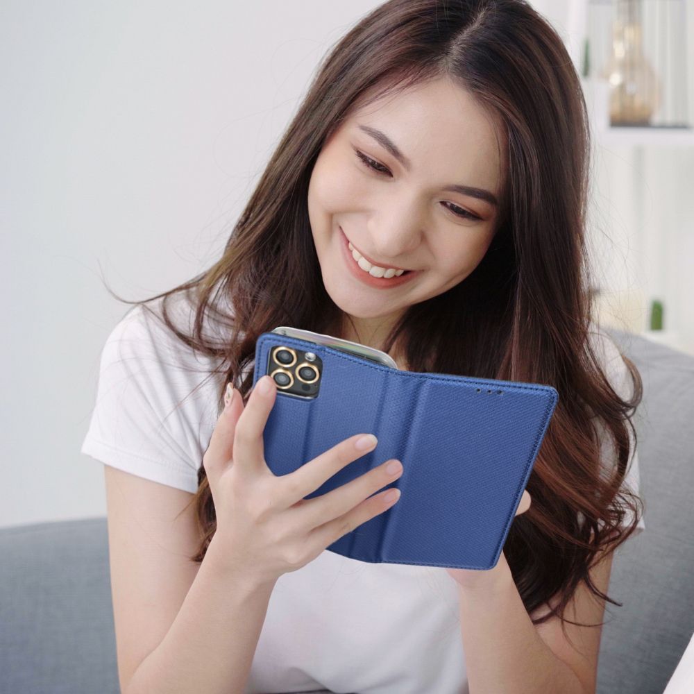 Smart Case book for OPPO A17 navy