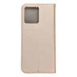 Smart Case book for MOTOROLA MOTO G84 gold