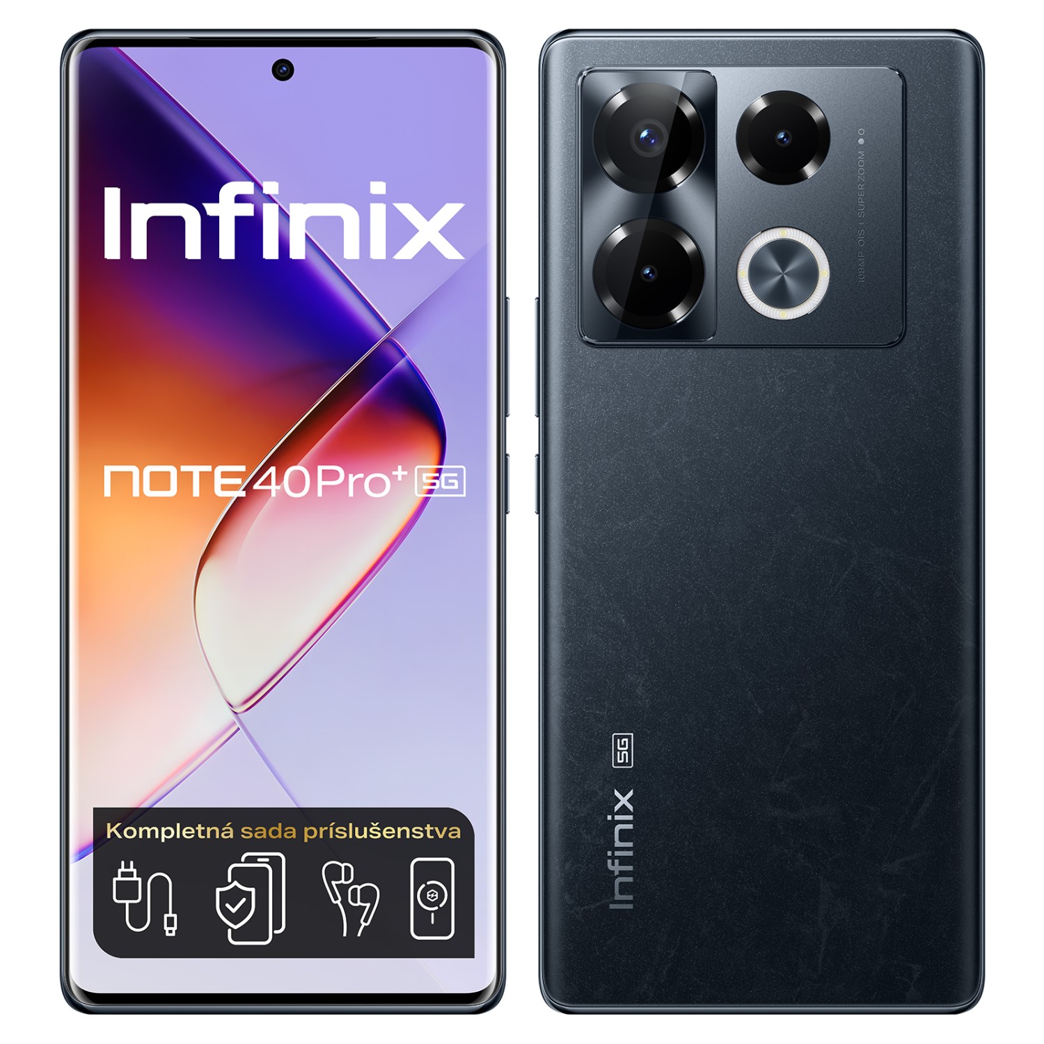 Infinix Note 40 Pro+ 5G 12GB/256GB Obsidian Black