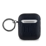 Karl Lagerfeld PU Embossed Karl Head Pouzdro pro AirPods 1/2 Black