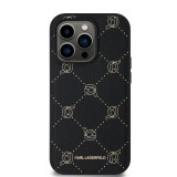 Karl Lagerfeld PU Karl Heads Pattern Magsafe Zadní Kryt pro iPhone 14 Pro Black