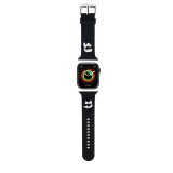 Karl Lagerfeld Karl and Choupette Head NFT Řemínek pro Apple Watch 42/44/45/49 Black