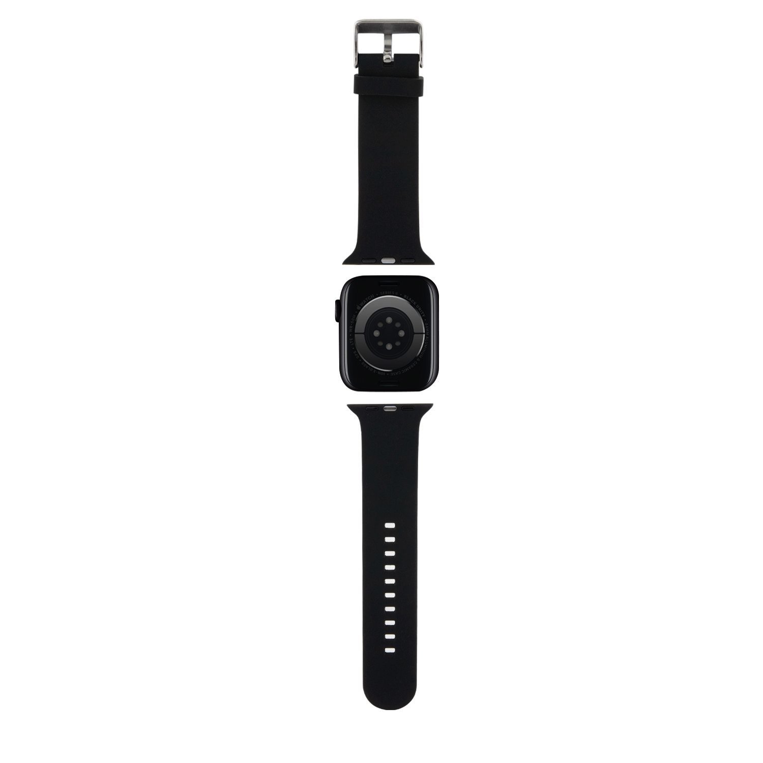 Karl Lagerfeld Karl and Choupette Head NFT Řemínek pro Apple Watch 38/40/41 Black