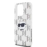 Karl Lagerfeld IML Electroplated Choupette Head Zadní Kryt pro iPhone 15 Pro Max Transparent