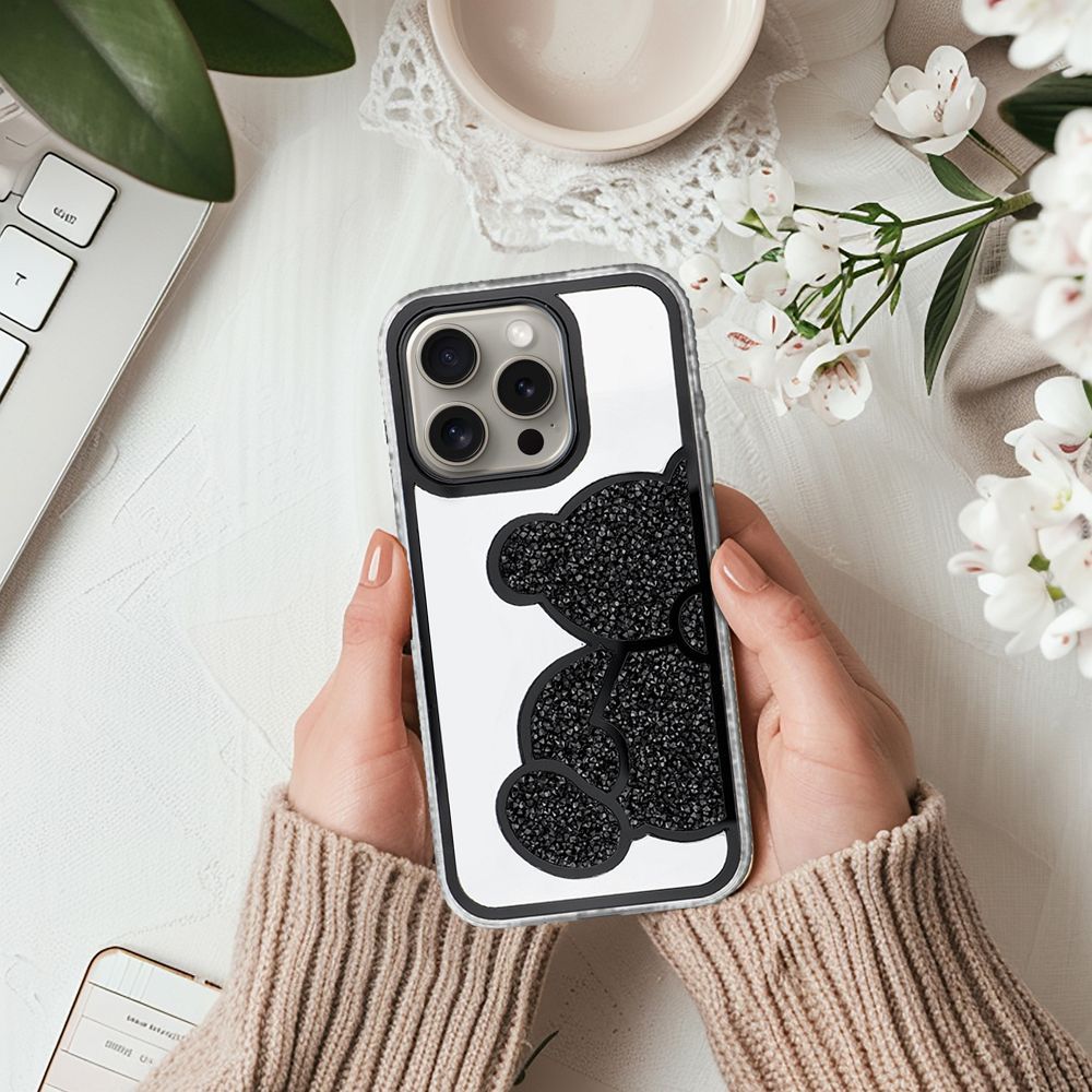 Zadní kryt TEDDY BEAR Case pro Apple iPhone 11, černá