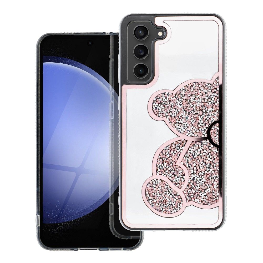 Zadní kryt TEDDY BEAR Case pro Samsun Galaxy A25 5G, růžová