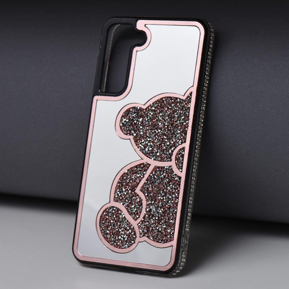 Zadní kryt TEDDY BEAR Case pro Apple iPhone 13 Pro, růžová