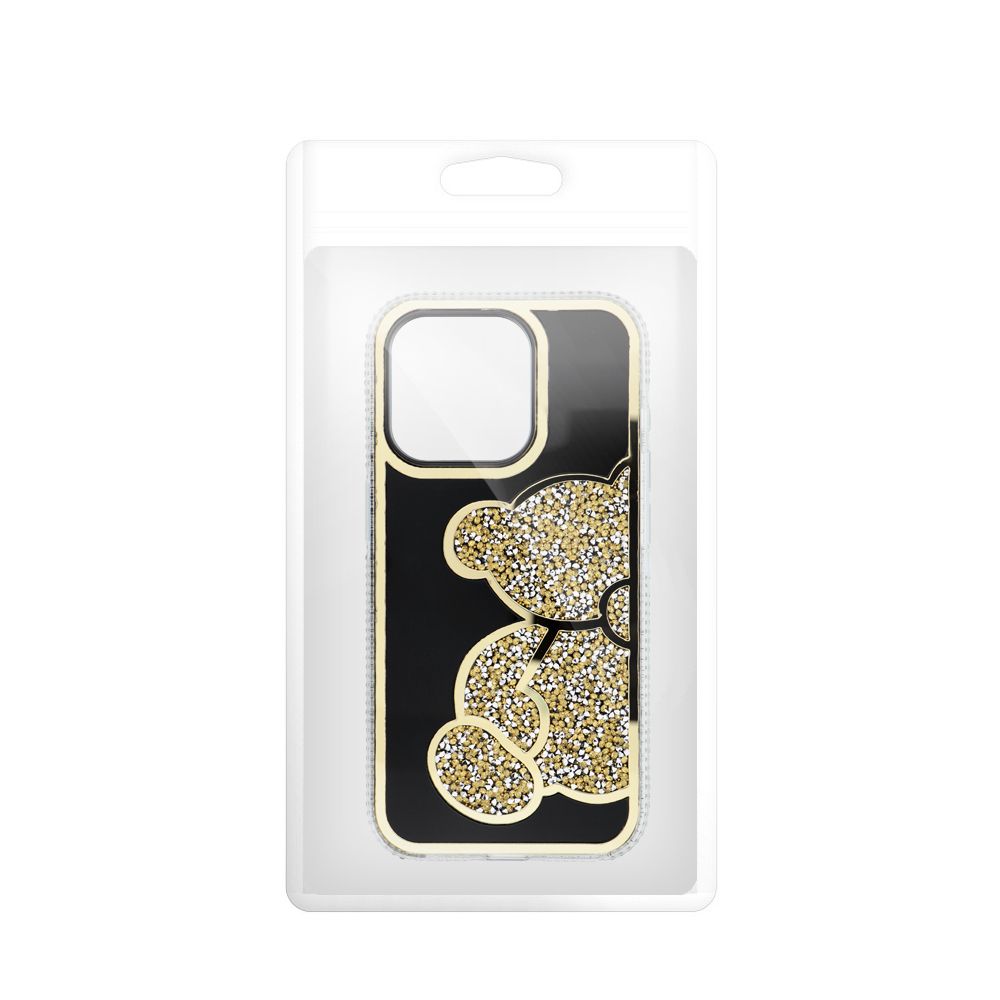 TEDDY BEAR Case for IPHONE 15 gold