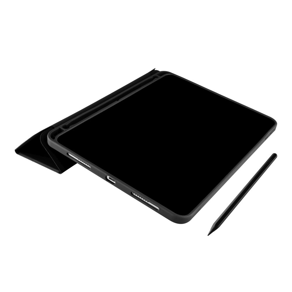 Pouzdro FIXED Padcover+ pro Apple iPad Pro 13" (2024) se stojánkem a pouzdrem pro Pencil, černé