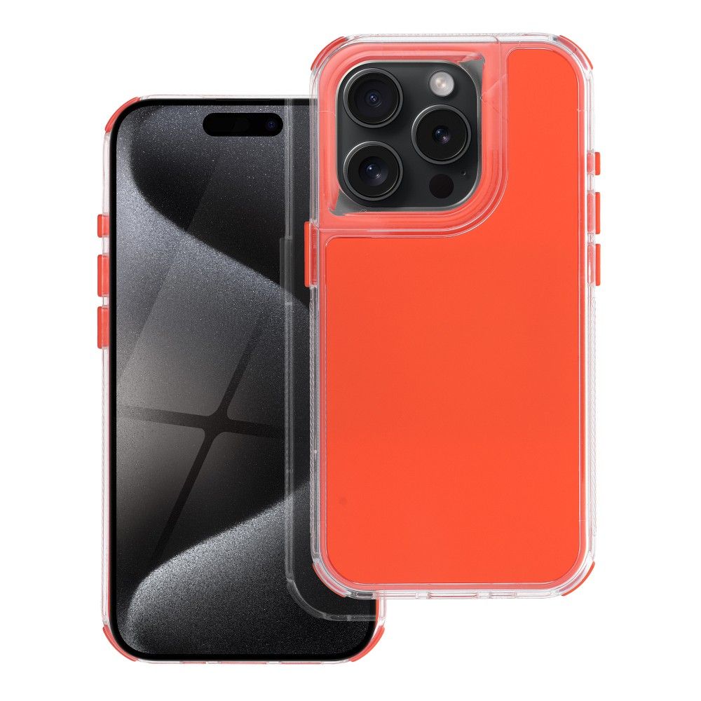 Zadní kryt MATRIX Case pro Apple iPhone 16 Plus, oranžová